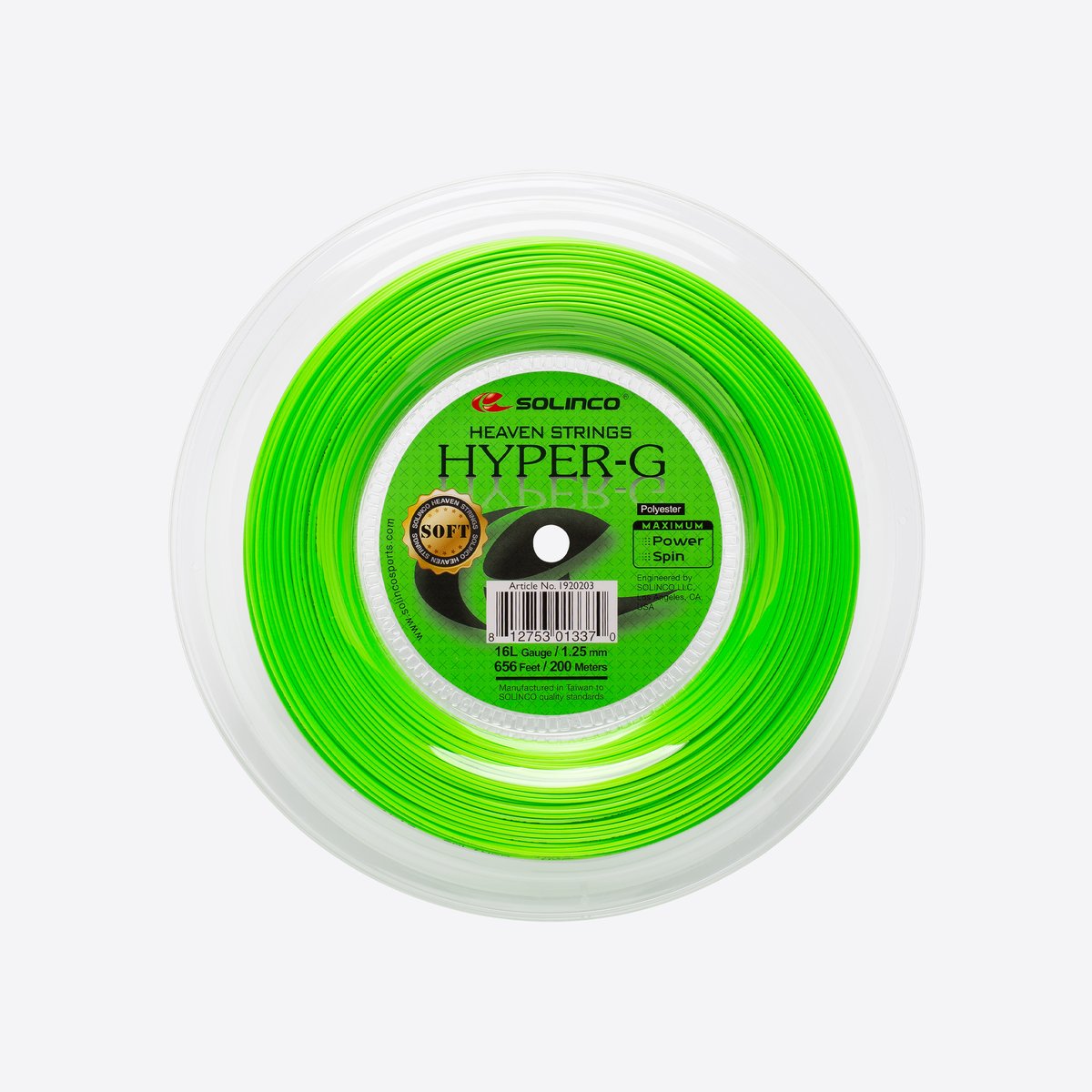 Solinco Hyper-G Soft — rollo (reel) de encordado